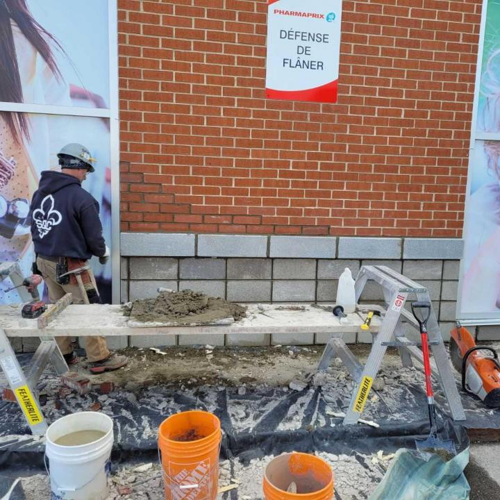 Remplacement d'allège et de linteau Québec